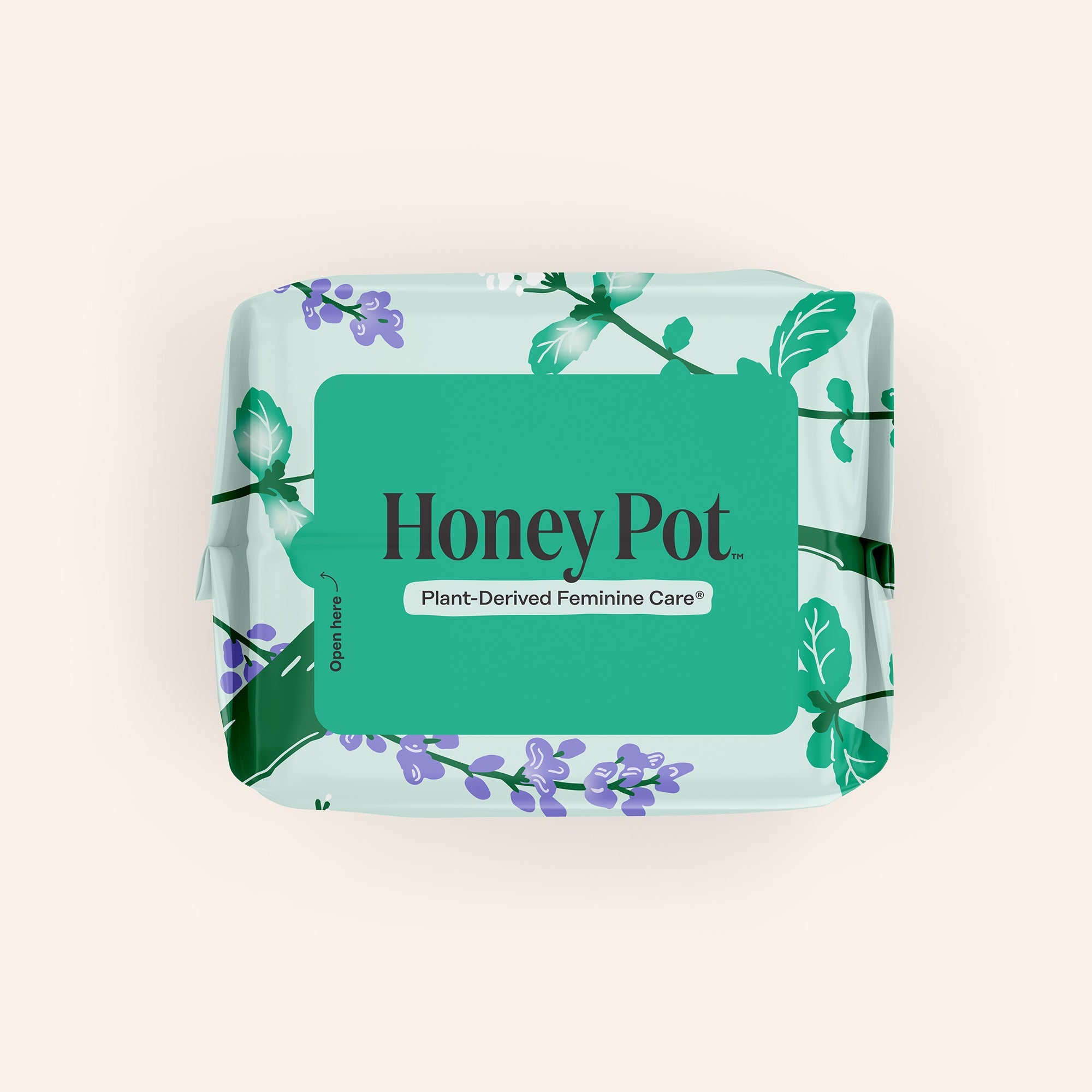 Organic Cotton Cover Cooling Herbal Infusion Heavy Flow Overnight Pads